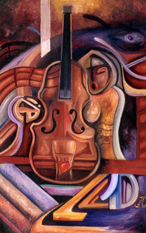 Música
oleo sobre tela Med: 90 x 60 cm.