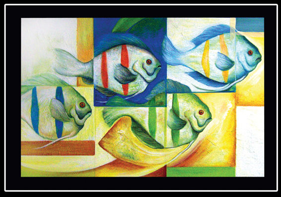 Peces
Med. 90 x 60 Tec. Acrílico sobre tela